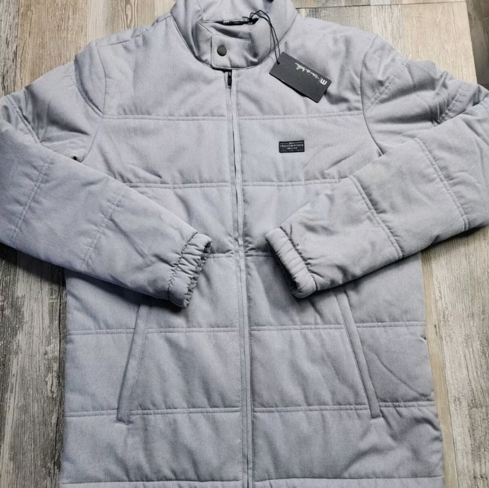 NWT Travis Mathew lightweight Seaboard Jacket Heather Sleet Mens Small 1MY840